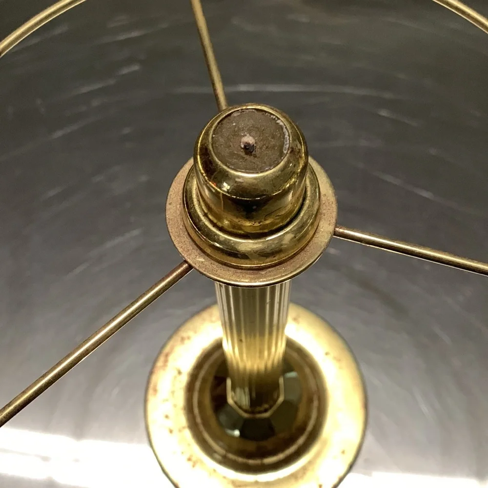 🚨🎉SOLD ELSEWHERE!🎉🚨Partylite Calypso Glass Mosaic Shade and Brass Stand - Picture 5 of 8